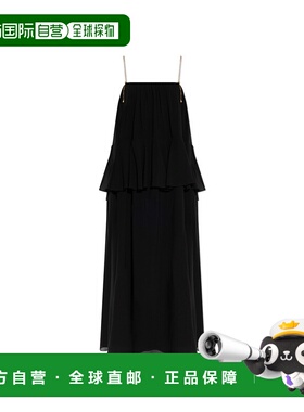 CHLOÉ 女士连衣裙 CH26SRO03002001 SS2026 黑色 Silk dress