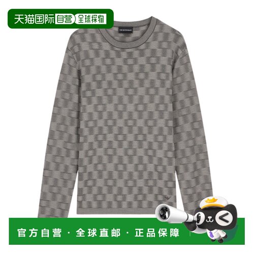 EMPORIO ARMANI 男士长袖针织衫 EM006276AF29848F8035阿玛尼