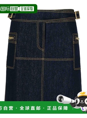 ETRO 女士半身裙 WRNC0011AD177S9000 AW2024 黑色 牛仔半身裙