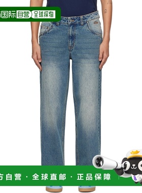 1h可退 潮奢 Dime 女士 蓝色 Classic Relaxed 牛仔裤 DIMEFA2445