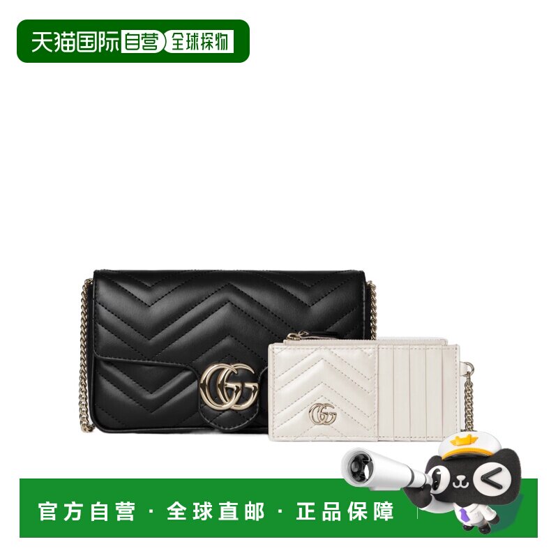 GUCCI 女士卡包 751526AAFPP1061 CO 花色 GG Marmont 小号单肩包