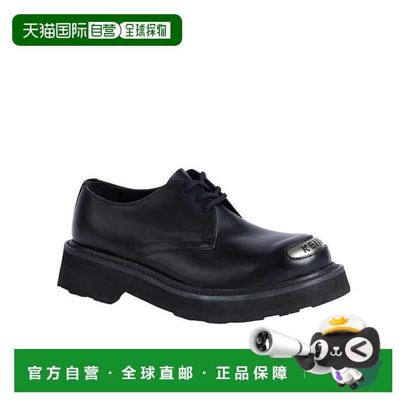 1h可退 KENZO 女士芭蕾乐福鞋 FF62DB111L5299 AW2025 黑色 'KENZ