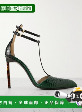 1h可退 潮奢 Tom Ford 汤姆 福特 女士 蛇皮质感浅口鞋 W3763LCL5