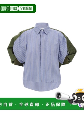 1h可退 潮奢 Sacai 女士 Bomber 袖衬衫 SCW336 colorful花色 舒