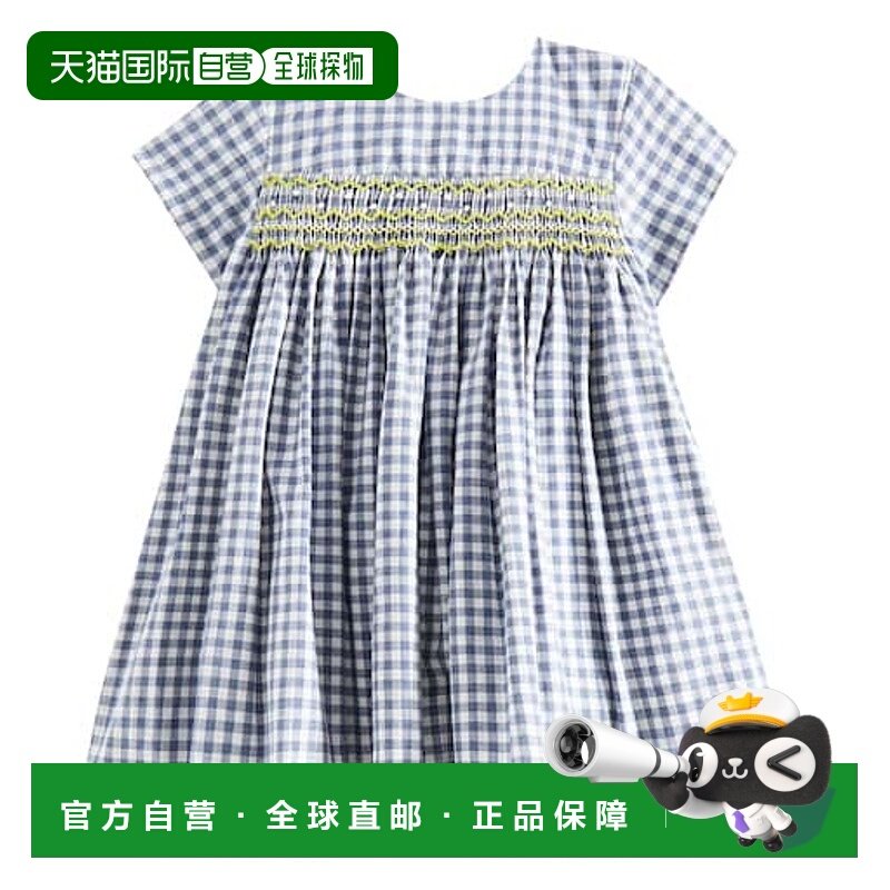 1h可退 潮奢 Bonpoint 婴儿 Maruska 方格棉布棉质连衣裙童装