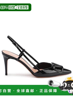 VALENTINO 女士高跟鞋 UW2S0R01TMK0NO CO 黑色 V logo高跟鞋单鞋