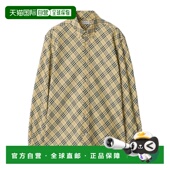 博柏利长袖 1h可退 衬衫 男士 纯棉格纹 burberry