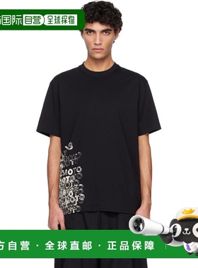 1h可退 潮奢 Y-3 男士 黑色 GFX T 恤 KR2223 black黑色 舒适时尚