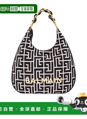 BALMAIN 女士斜挎包 FN1BT929TJQXGFE AW2025 黑色 Shoulder bag