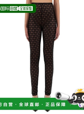 GIVENCHY 女士休闲裤 BWB04A20GU001 CO 黑色 Leggings with mono