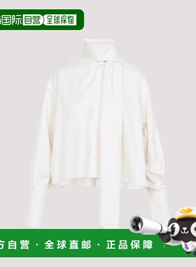 CELINE 女士衬衫 RC0950H2501RD SS2026 黄色 Croped silk shirt