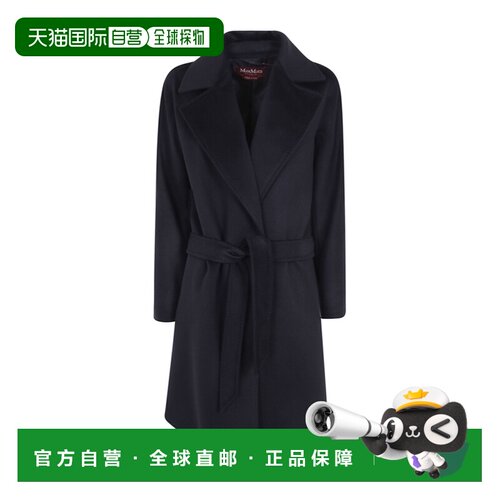 MAX MARA 女士大衣 6016086106013 AW2026 蓝色 长袖大衣