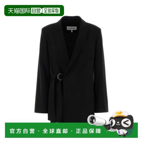 LOEWE 女士外套 S359Y03XAKBLACK SS2026 黑色 Bl【付后1h可退】