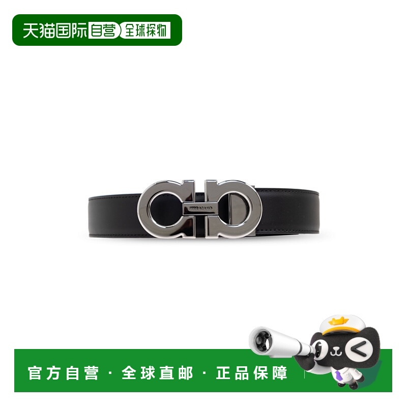 FERRAGAMO/菲拉格慕男士腰带670460DOUBLEADJUS786324NERO