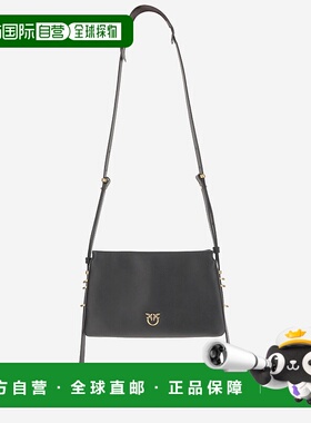 PINKO 女士单肩包 105883A0QOZ99Q AW2025 黑色 TRIPLET MINI