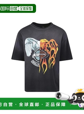 1h可退 AMIRI 男士T恤 AMTOJR1043BLACK SS2026 黑色