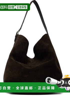 1h可退 潮奢 toteme 女士 棕色束带托特包 234WAL853LE0004手提包