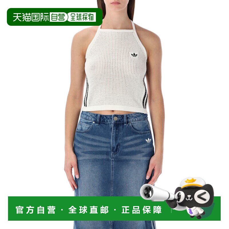 ADIDAS ORIGINALS 女士运动背心 KC6485WHITE SS2026吊带 - 实物图