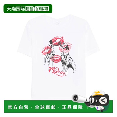 ALEXANDER MCQUEEN 女士T恤 858337QZAQO0900 SS2026