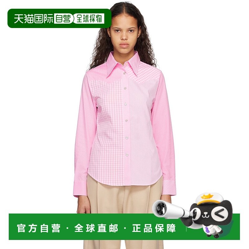 1h可退 潮奢 Stockholm Surfboard Club 女士 粉色 Western 衬衫