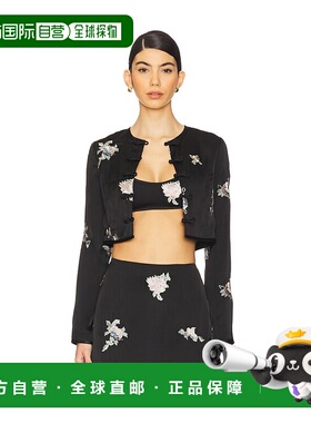潮奢 SAU LEE 女士 Mira 刺绣上衣 S25B04