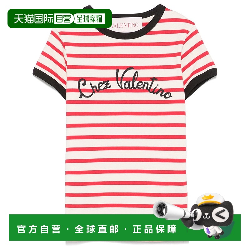 1h可退 VALENTINO 女士T恤 6B3MG24P961AS0 SS2025 花色华伦天奴