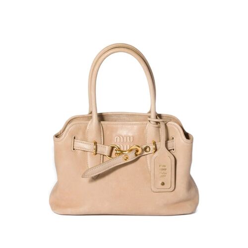 MIU MIU 女士手提包 5BA292VOON2BBLF0065CORDA SS2026托特包