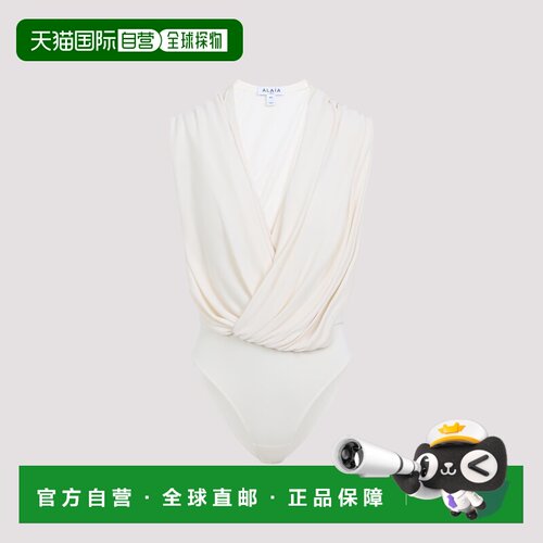 ALAIA 女士连体裤 AA9B0426J090C160 SS2026 白色 Soft fabric, w