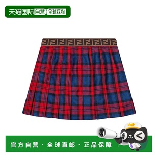 AW2025 JFE182AUKJF1SAX 红色 女童连衣裙 FENDI