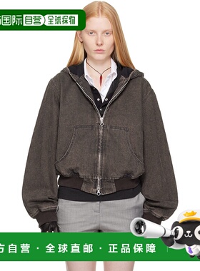 1h可退 潮奢 Our Legacy 女士 灰色 Bank 牛仔夹克 M2251BBC外套