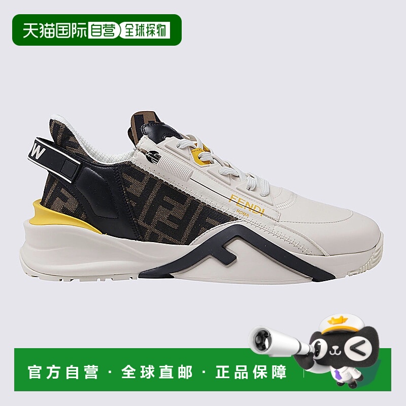 1h可退 FENDI 男士休闲鞋 7E1392AJZHF1HGR AW2025 白色 FENDI 'F