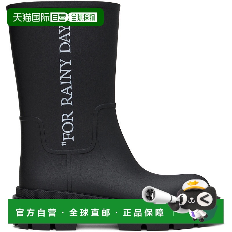 潮奢 Off-White 男士 Rainy Days 雨靴 OMIE00BC99MAT001切尔西靴