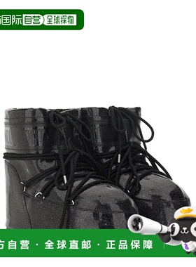 MOON BOOT 男士靴子 80D1409440N001 CO 黑色 系带雪地靴