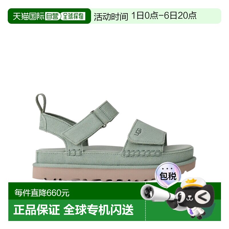 1h可退 UGG 女士凉鞋 1136783ART SS2026 灰色 Goldenstar凉鞋图片