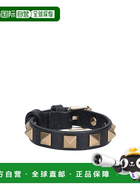 VALENTINO 女士腰带 WJ0X53HAU0NO SS2025 黑色 “ROCKSTUD”手环