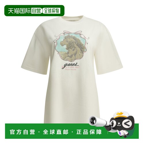 GANNI 女士T恤 A1050222135 AW2026 白色 