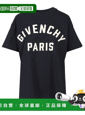 GIVENCHY 女士T恤 BW70FM3YRS411 AW2025 蓝色 Loose-Fit T-Shirt
