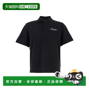 1h可退 潮奢 Moncler 盟可睐 男士 Lettering on Front 黑色经典P