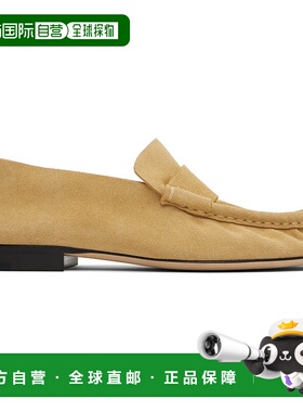 1h可退 潮奢 The Row 女士 黄褐色 Soft 乐福鞋 F1626L305一脚蹬