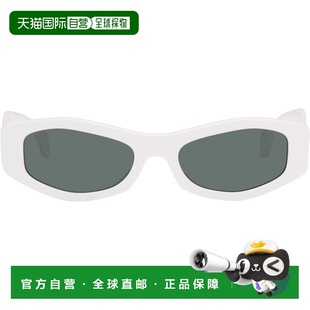 1h可退 潮奢 versace 范思哲 女士 白色 Signature 太阳镜 0VE448
