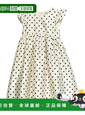 1h可退 SELF-PORTRAIT 女童连衣裙 SS25721MC SS2025 白色 波点印