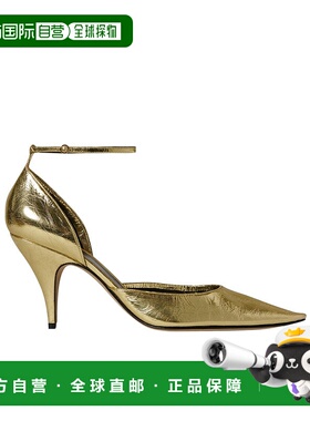 THE ROW 女士高跟鞋 F1543M39GOLD SS2025 绿色 尖头高跟鞋