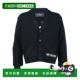 男士 黑色 针织毛衣 WE11DONE WDKC323621UBK SS2024 logo标识长袖