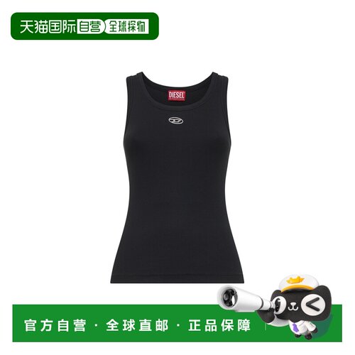 DIESEL 女士背心吊带 A199080JMBA900 AW2026 黑色 TOP