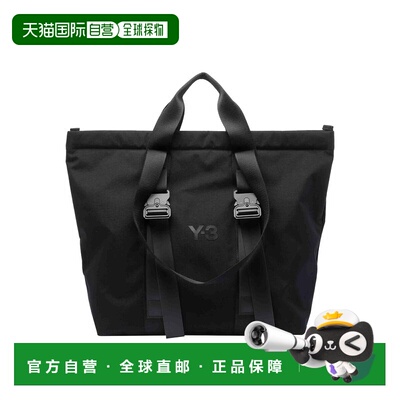 1h可退 Y-3 男士斜挎包 JW6219 AW2025 黑色 Black Shopping Bag