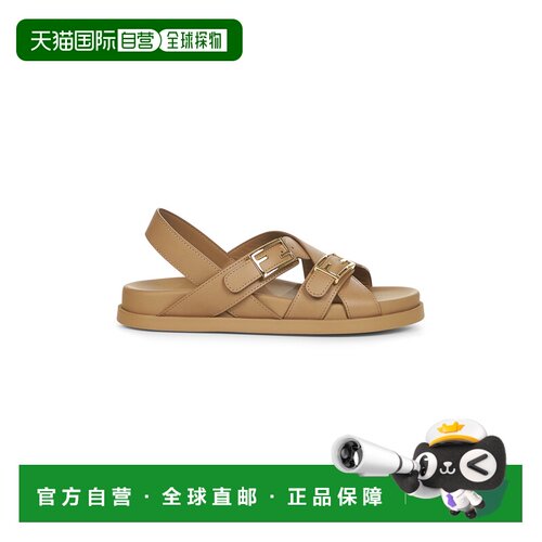 FENDI 女士凉鞋 8X8647NA7F0QB8 SS2025 棕色 【付后1h可退】