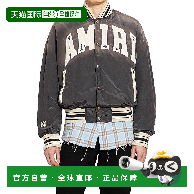 1h可退 AMIRI 男士夹克 AMOUBB1005001 AW2024 黑色 Amiri Jacket