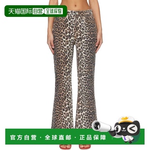 甘尼 女士 牛仔裤 潮奢 J1059 Betzy GANNI Leopard 1h可退 棕色