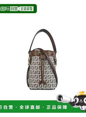 FENDI FF 通体印花迷你水桶包手提包8BS010ARBNF1NXB女