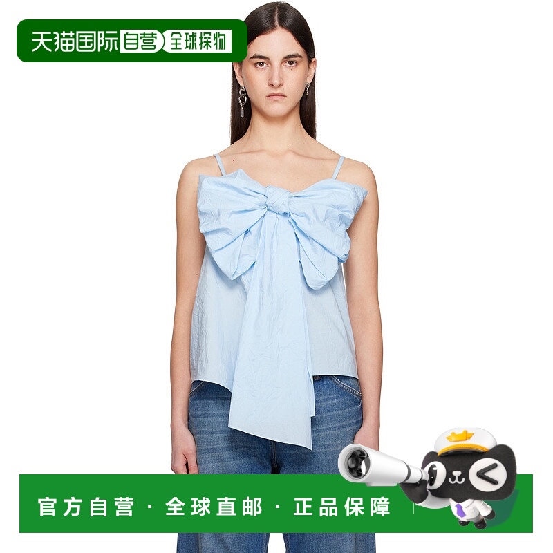 1h可退 潮奢 Acne Studios 艾克妮 女士 蓝色 Bow Strap 上装 AC0